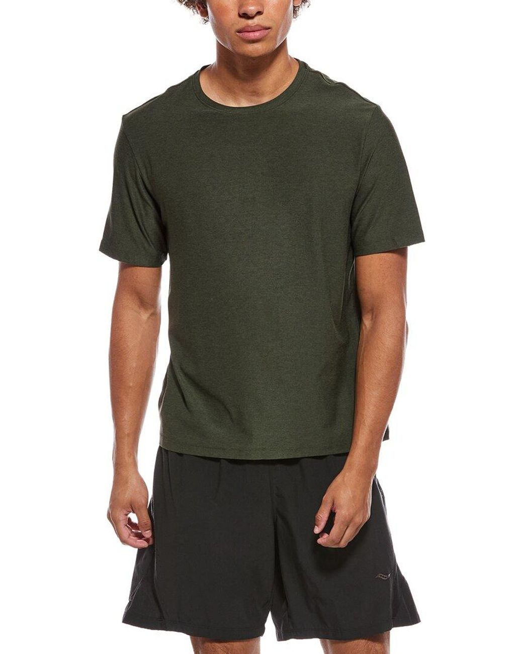 Beyond Yoga Green Always Beyond Crew T-Shirt for men