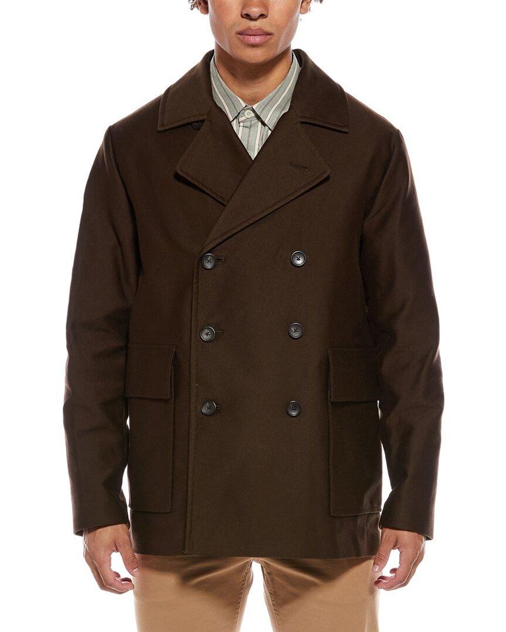 Vince Brown Peached Peacoat for men