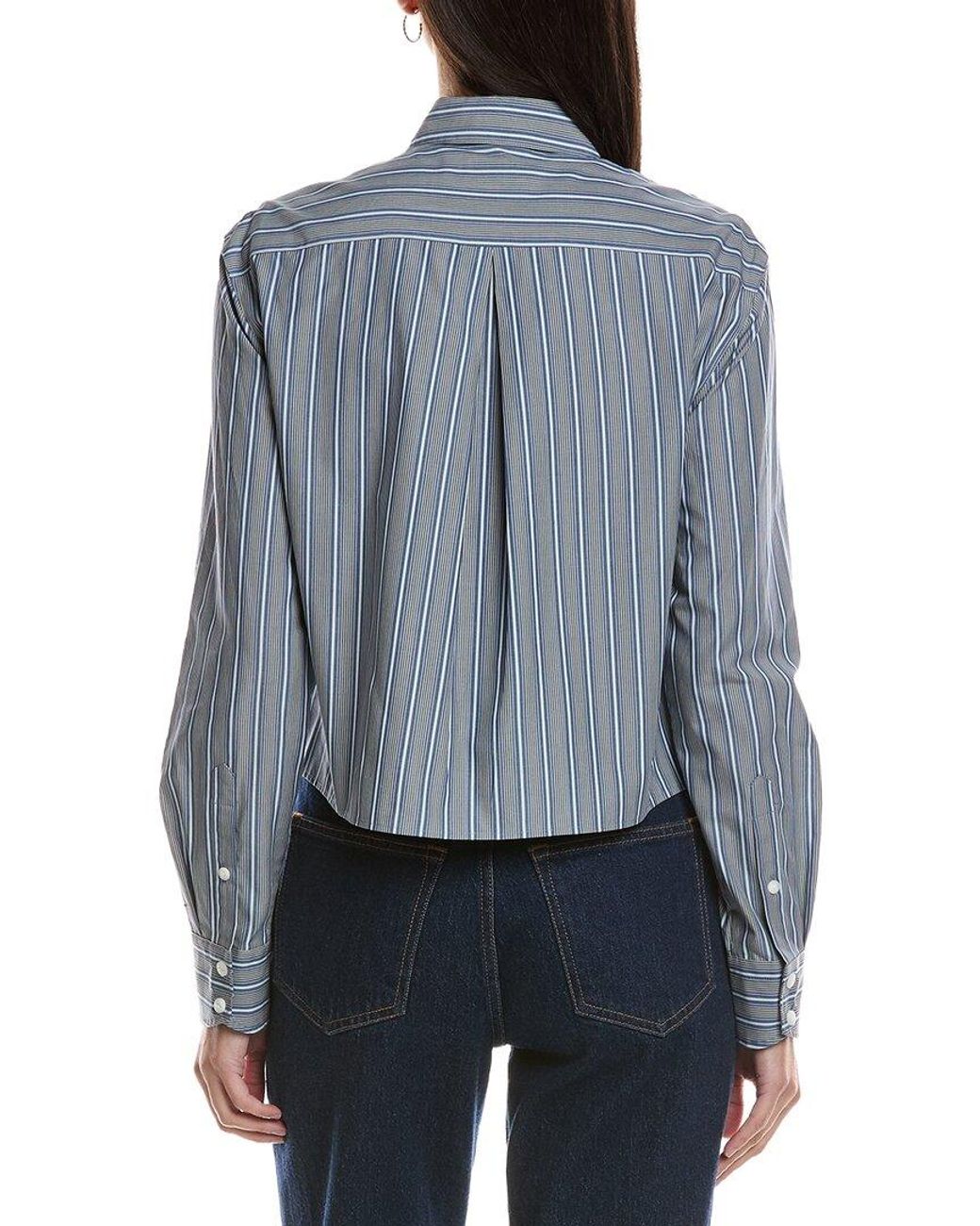 Rag & Bone Blue Mina Stripe Shirt