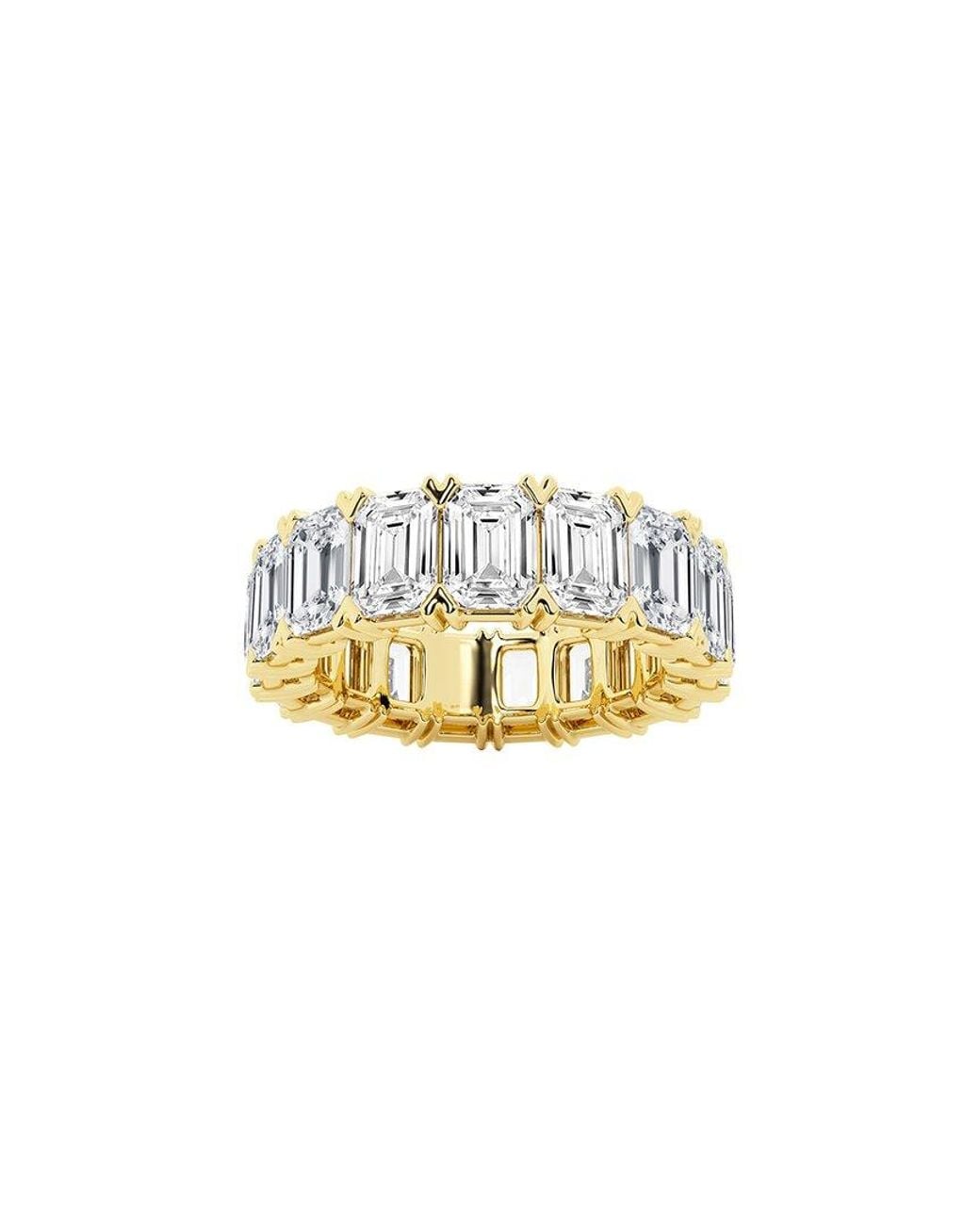Lab Grown Diamonds White 14K 10.00 Ct. Tw. Lab Grown Diamond Eternity Ring
