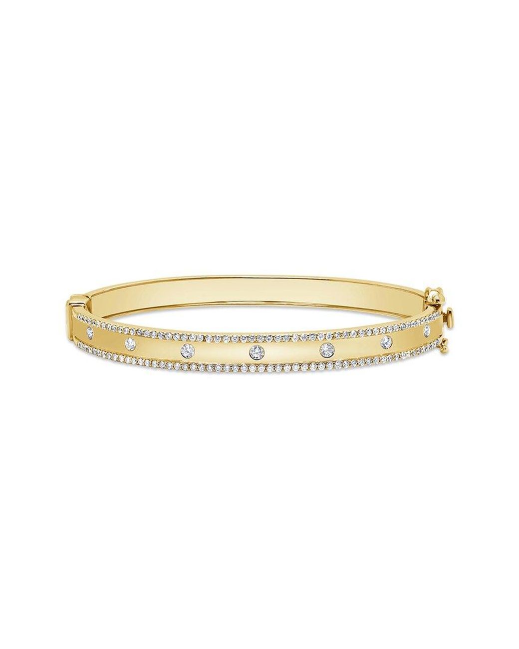 Sabrina Designs White 14K 0.98 Ct. Tw. Diamond Stackable Bangle