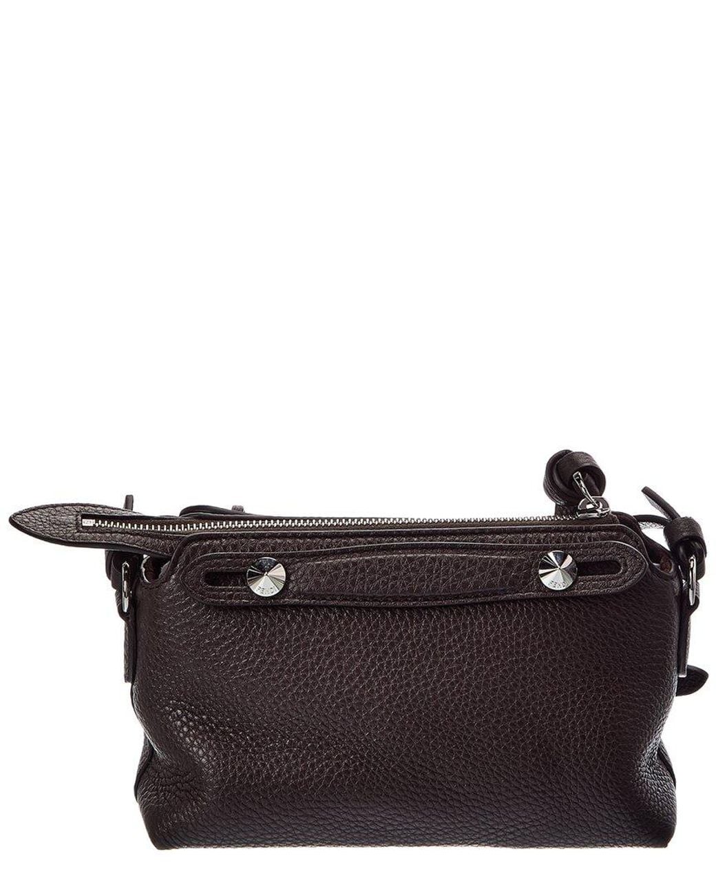 Fendi Black By The Way Soft Mini Leather Satchel