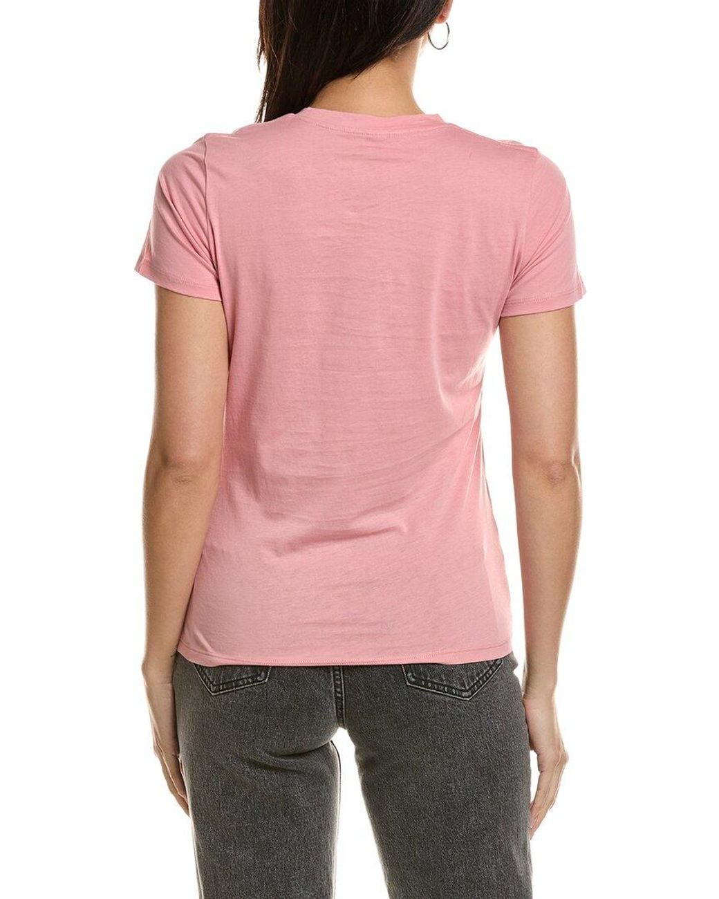 Vince Red Essential Crew T-Shirt