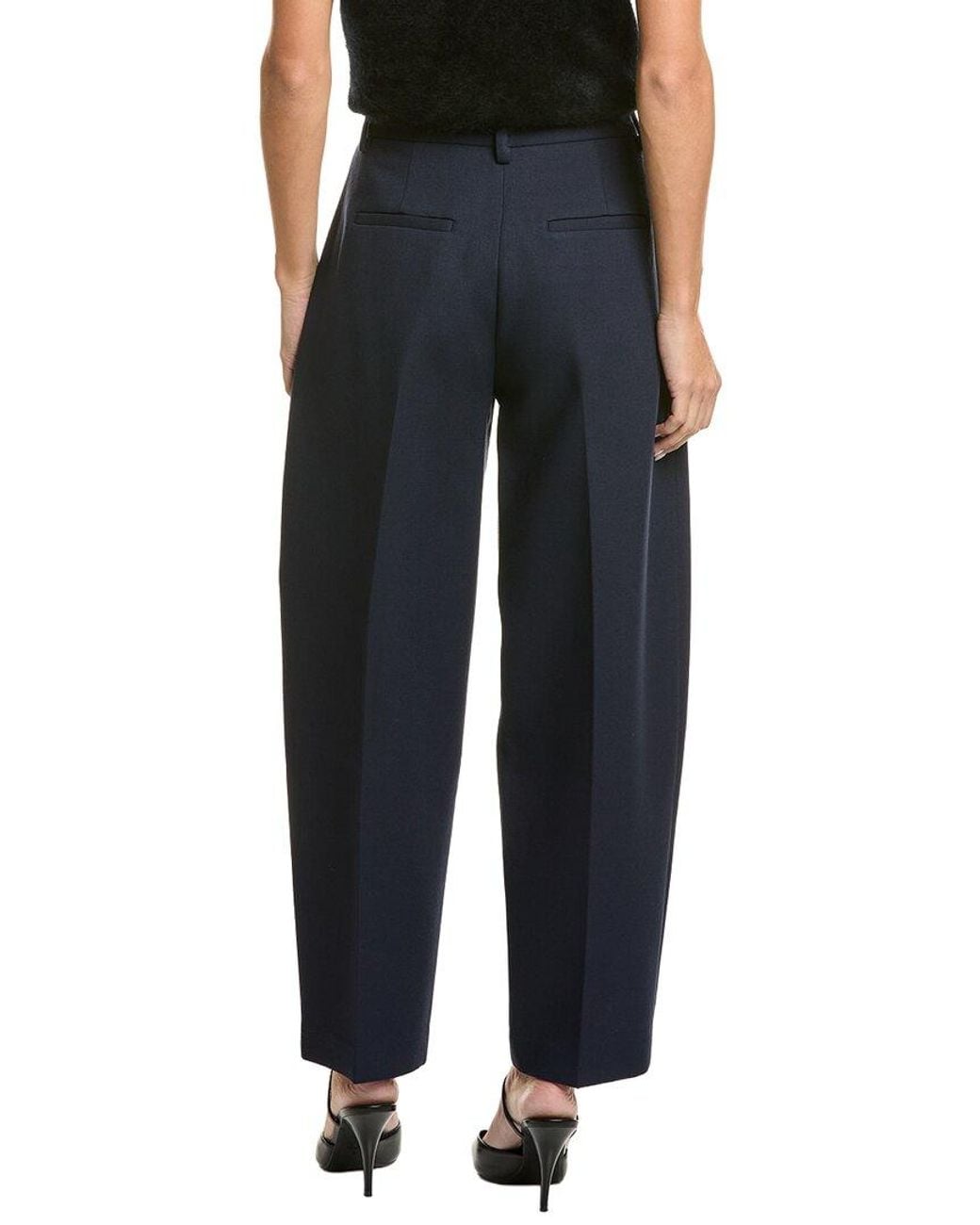 Rag & Bone Black Vicky Wool-Blend Pant
