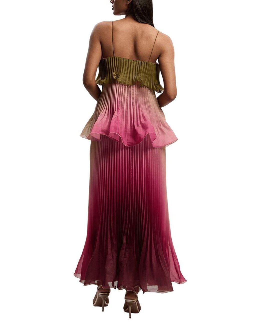 Dilireba Red Maxi Dress