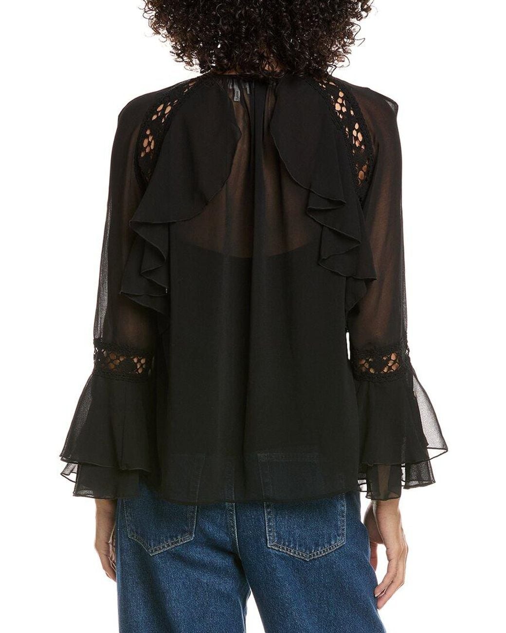 Ba&sh Black Mena Top