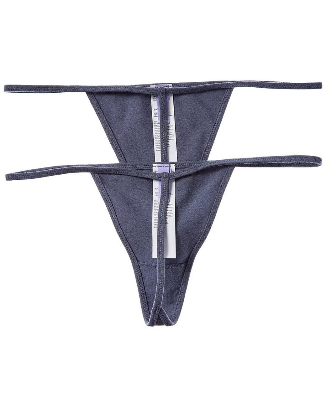 Florence By Mills Blue 2pk String Thong