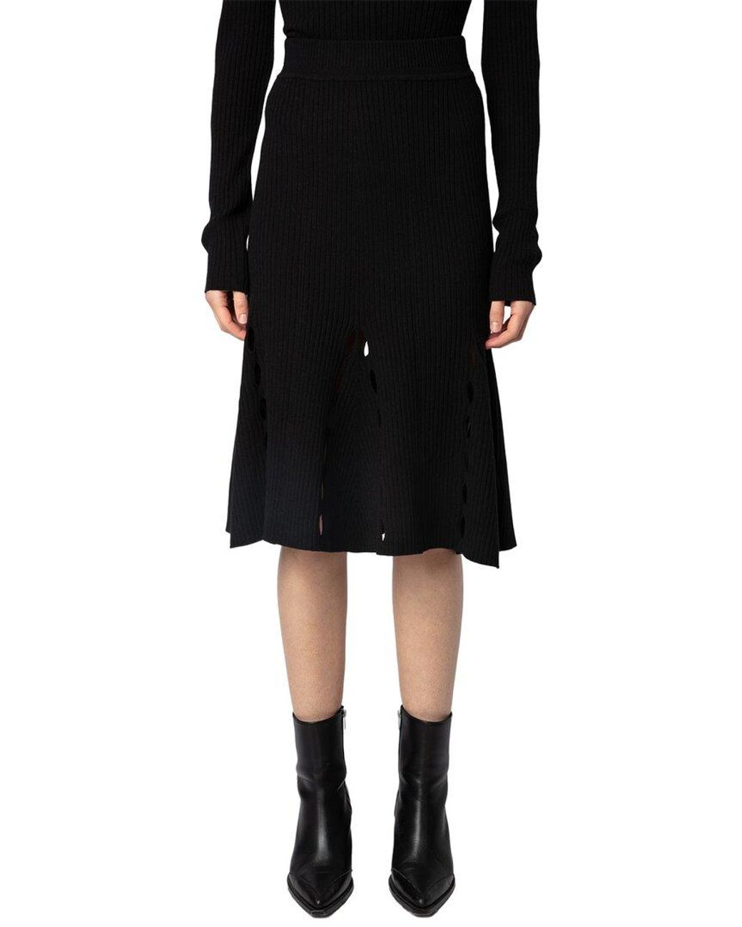 Zadig & Voltaire Black Ginza We Skirt