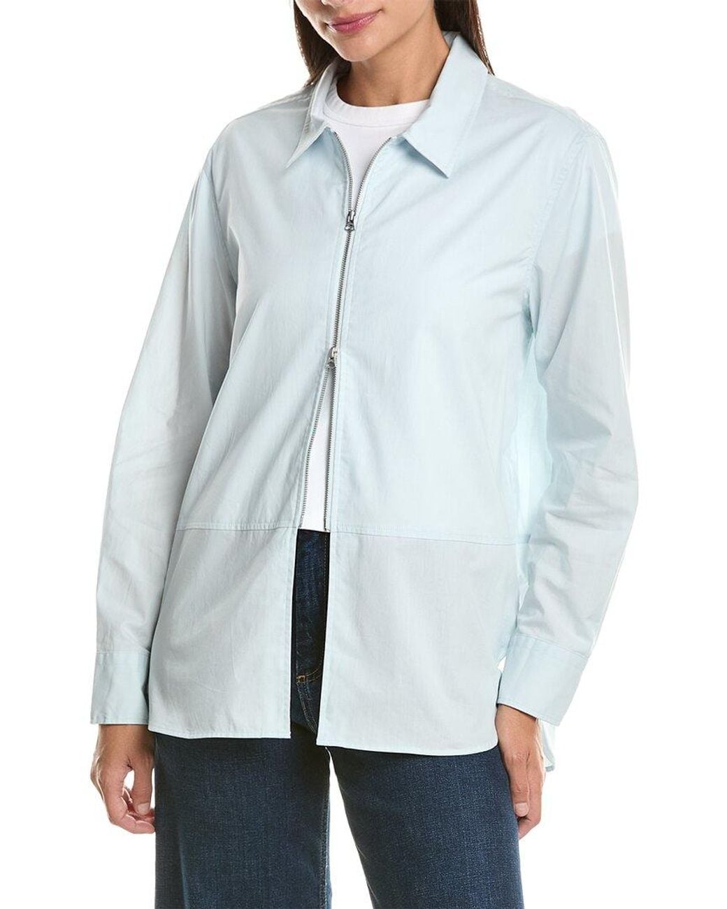 Rag & Bone Blue Bella Poplin Shirt