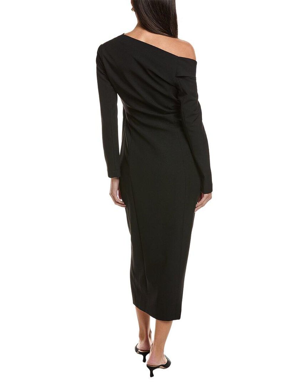 A.L.C. Black Kylah Midi Dress