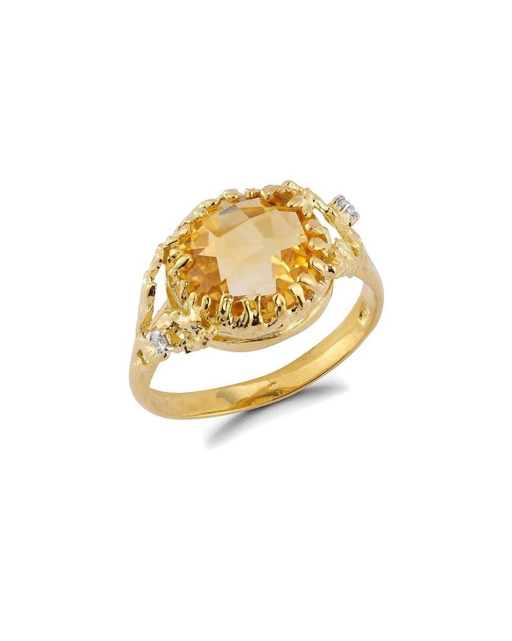 Reiss Metallic 14K 0.03 Ct. Tw. Diamond Ring