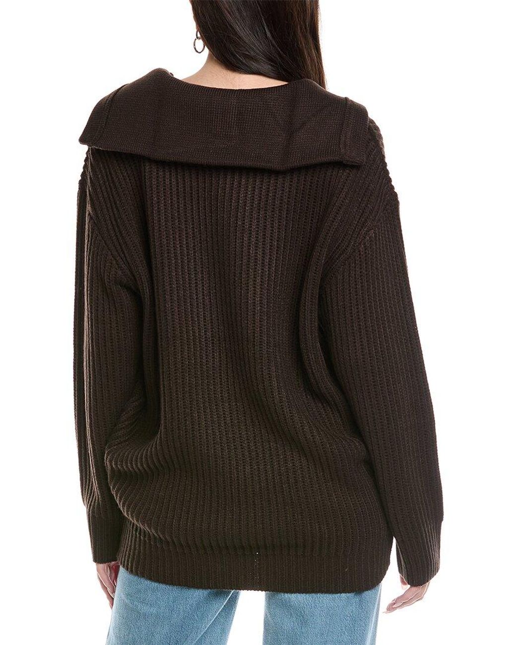 SER.O.YA Brown Shy Oversized Sweater