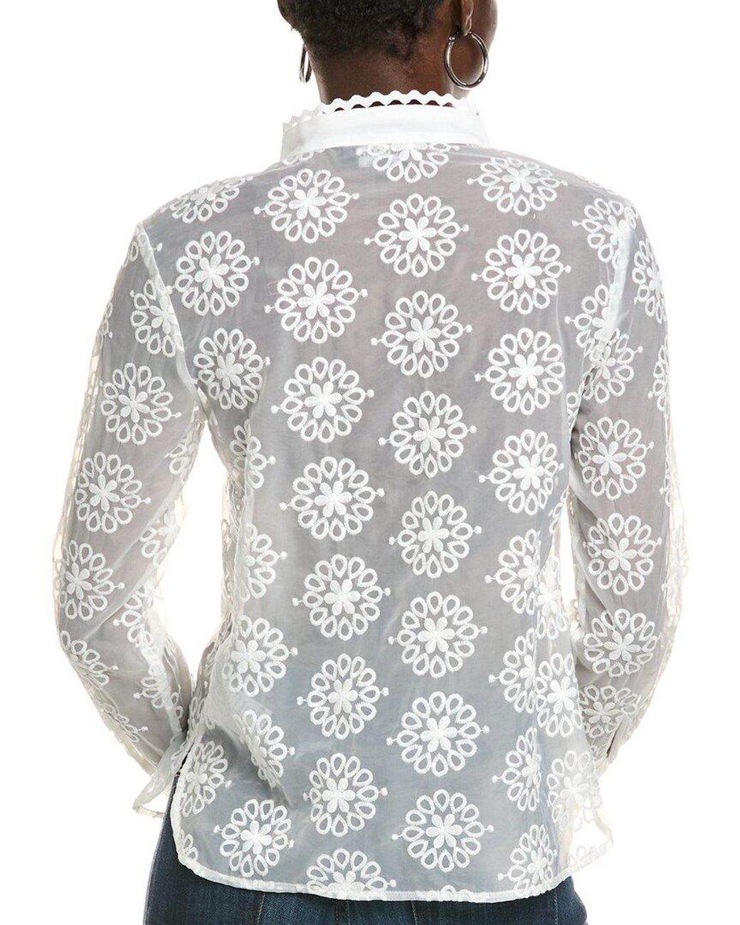 Gracia White Floral Top