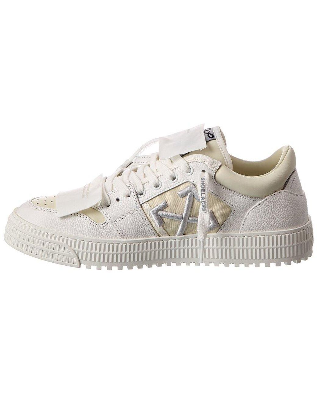 Off-White c/o Virgil Abloh White Low Top 3.0 Off Court Leather Sneaker for men