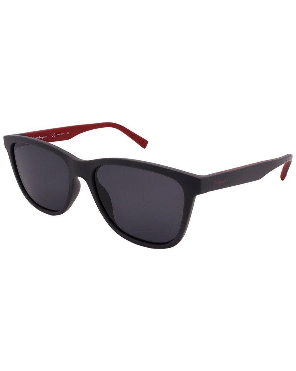 Ferragamo Black Sf998s 57mm Sunglasses for men