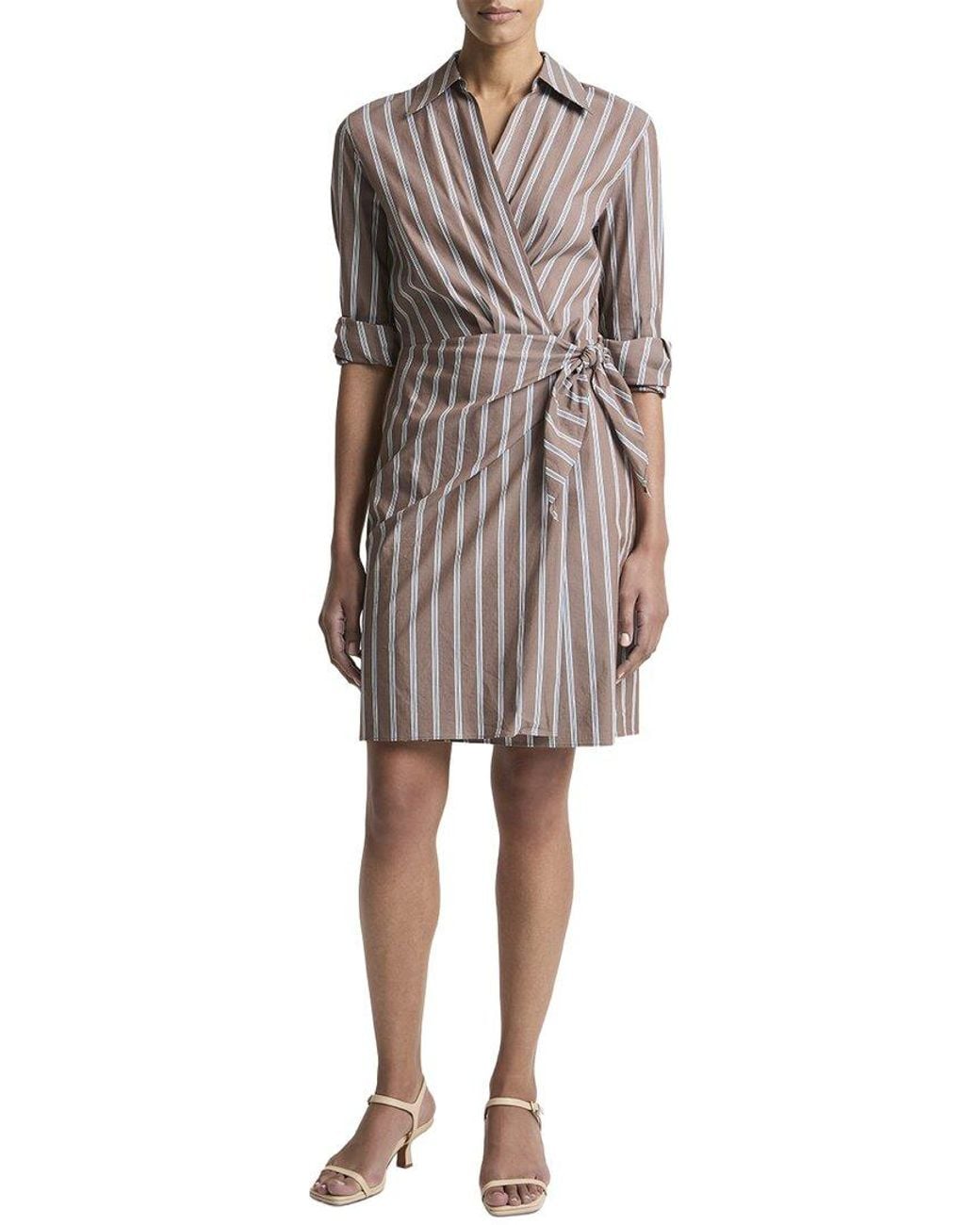 Vince Multicolor Wrap Dress