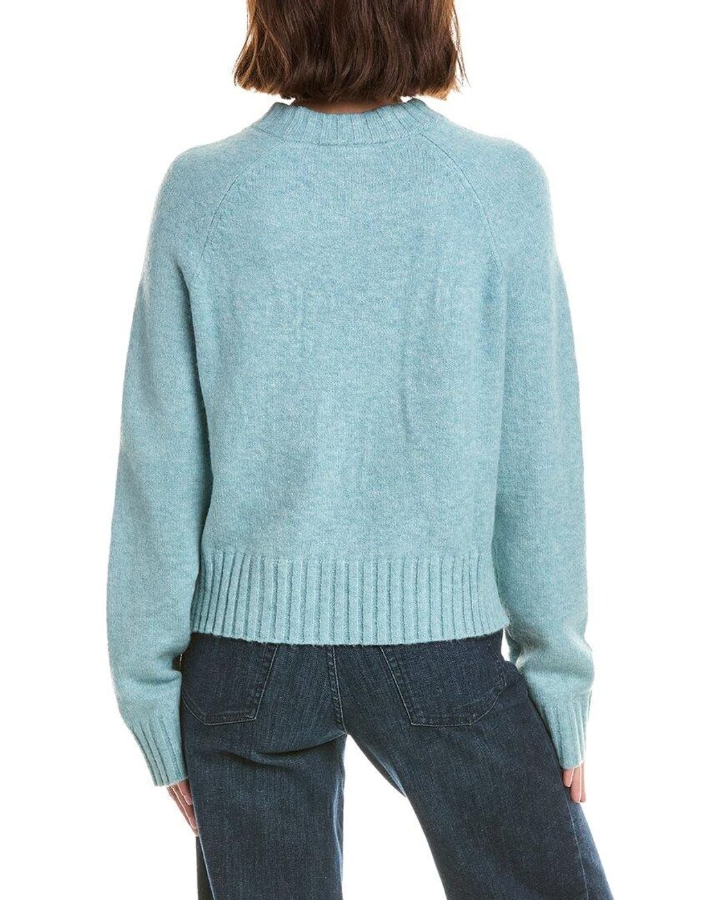 French Connection Blue Suzie Crewneck Sweater