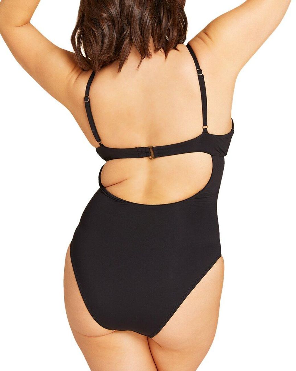 Andie Black The Bermuda Flat One-piece Tankini