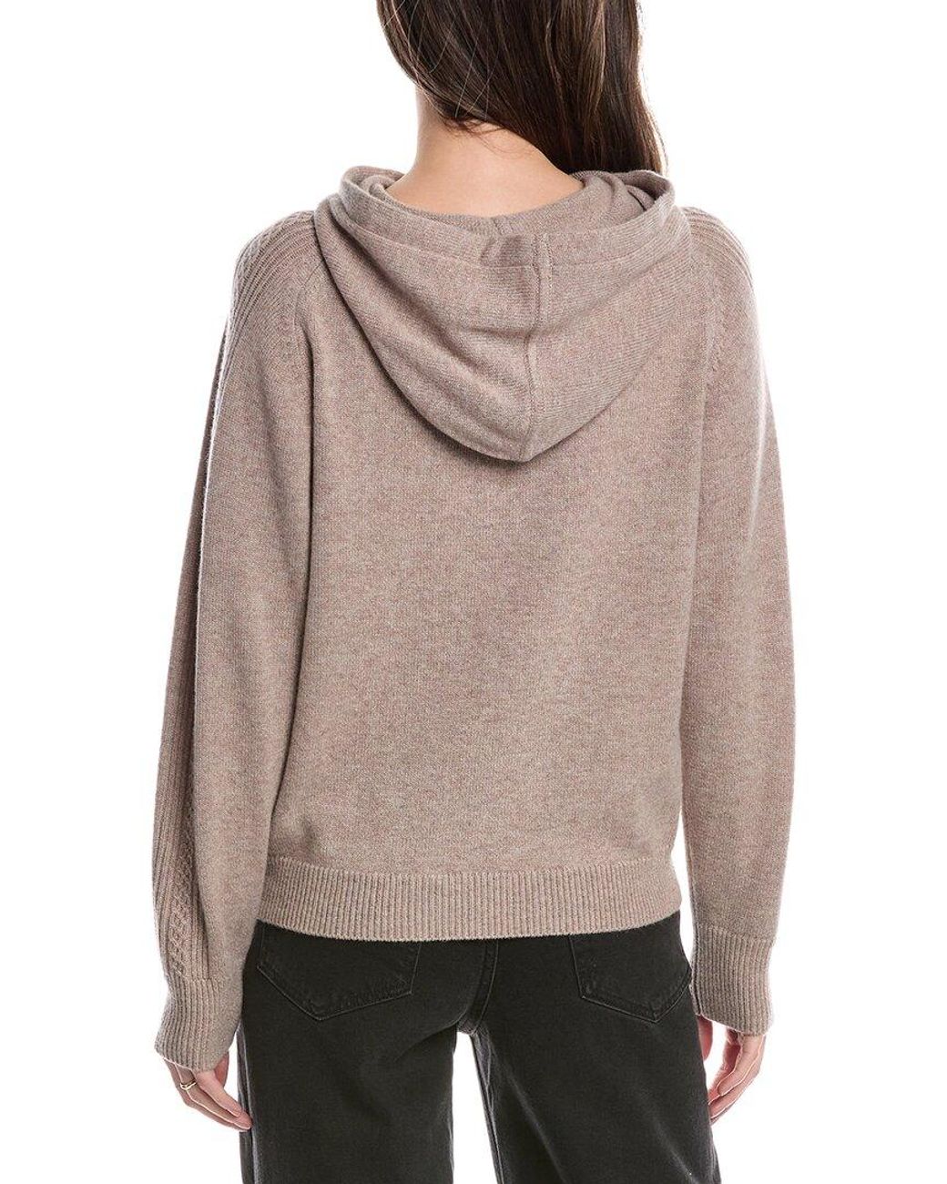 Rag & Bone Gray Maud Cashmere Hoodie