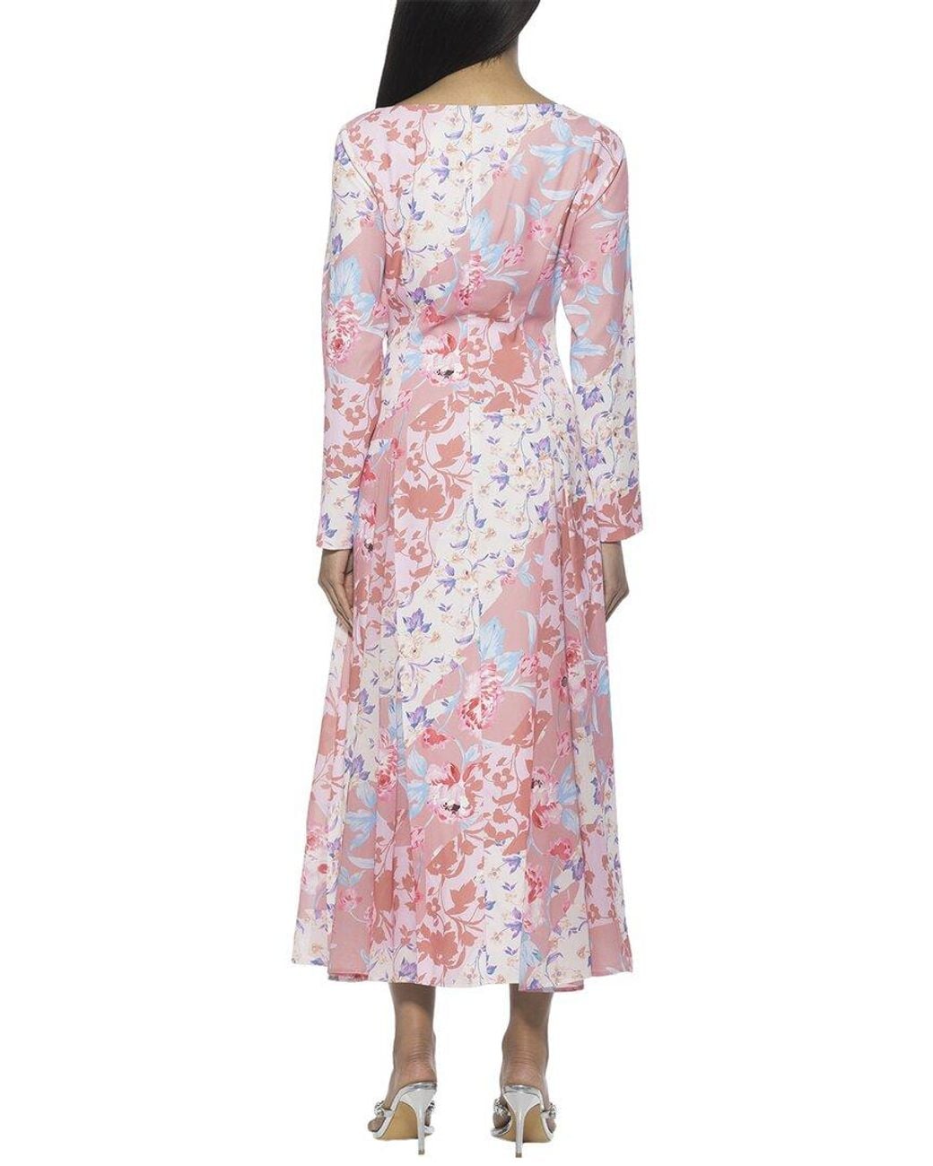 Alexia Admor Pink Elodie Fit & Flare Dress
