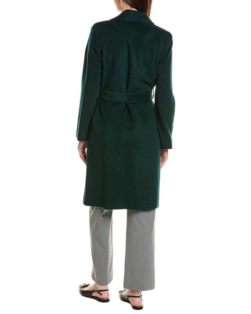 Sofiacashmere Green Sofiacashmere Wool & Cashmere-Blend Coat