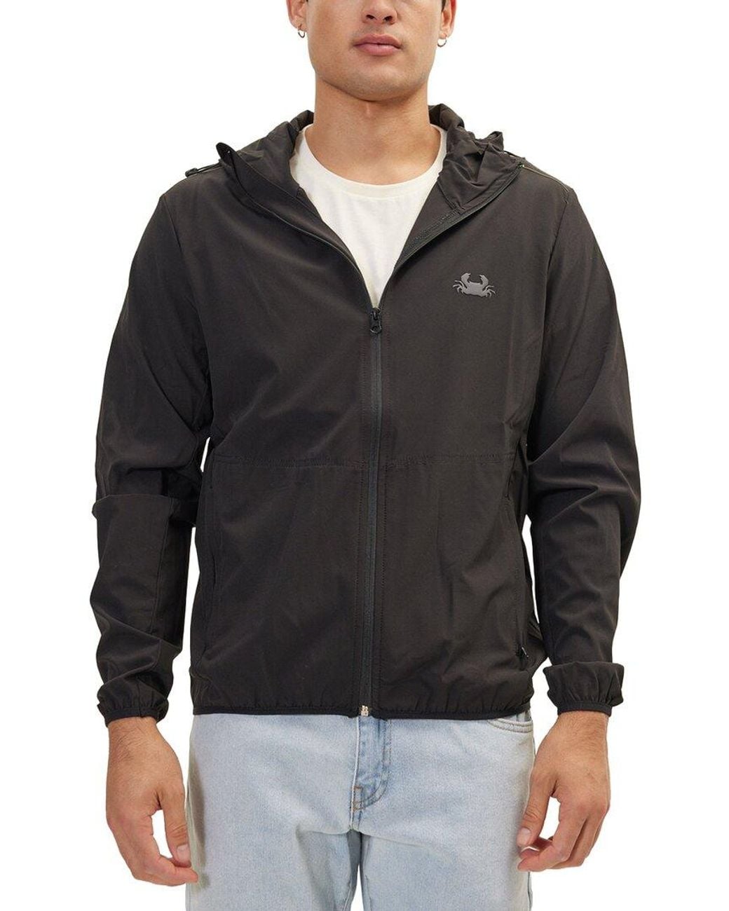 Ron Tomson Black Raincoat for men