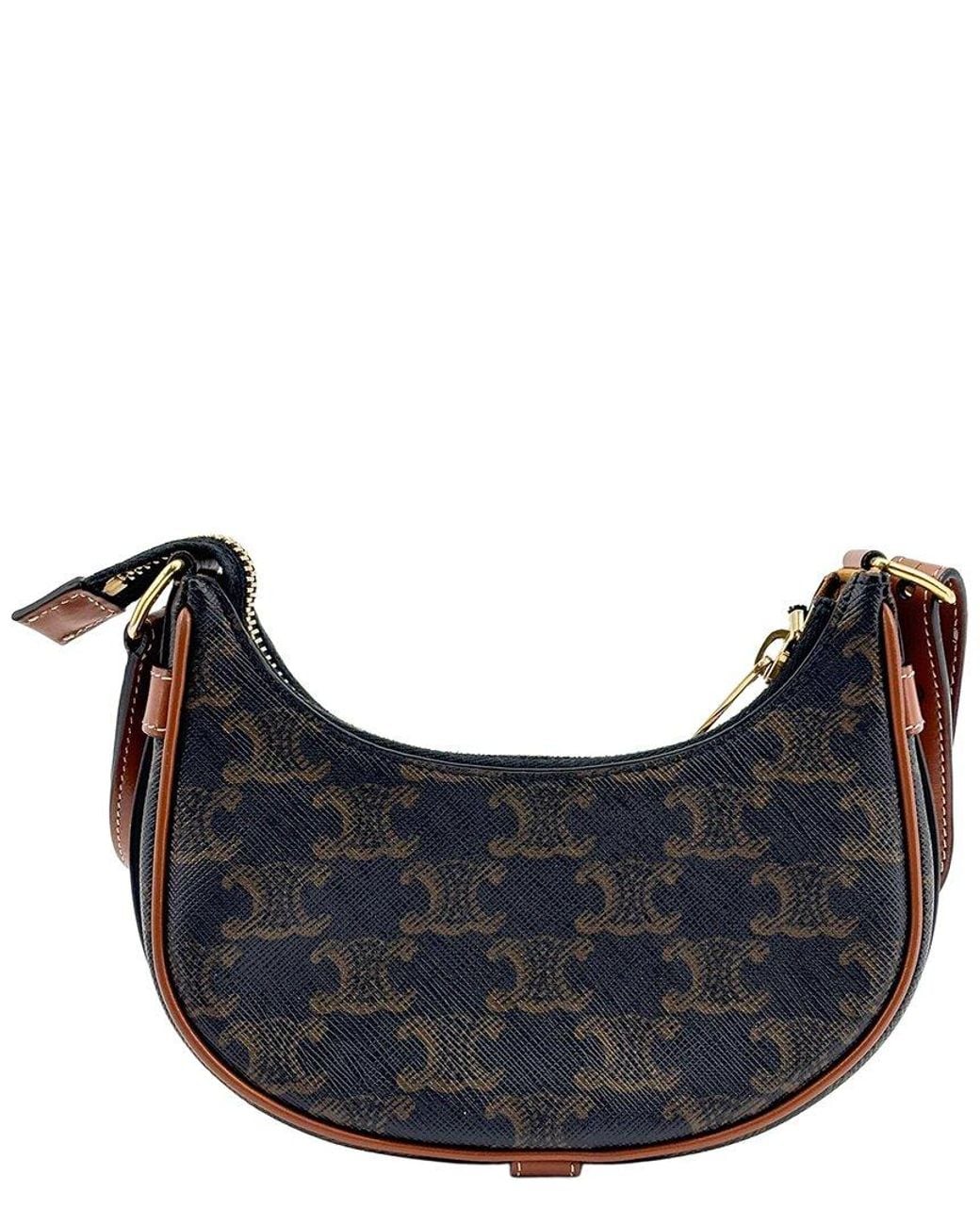 Céline Blue Triomphe Canvas Mini Ava Bag (Authentic Pre-Loved)