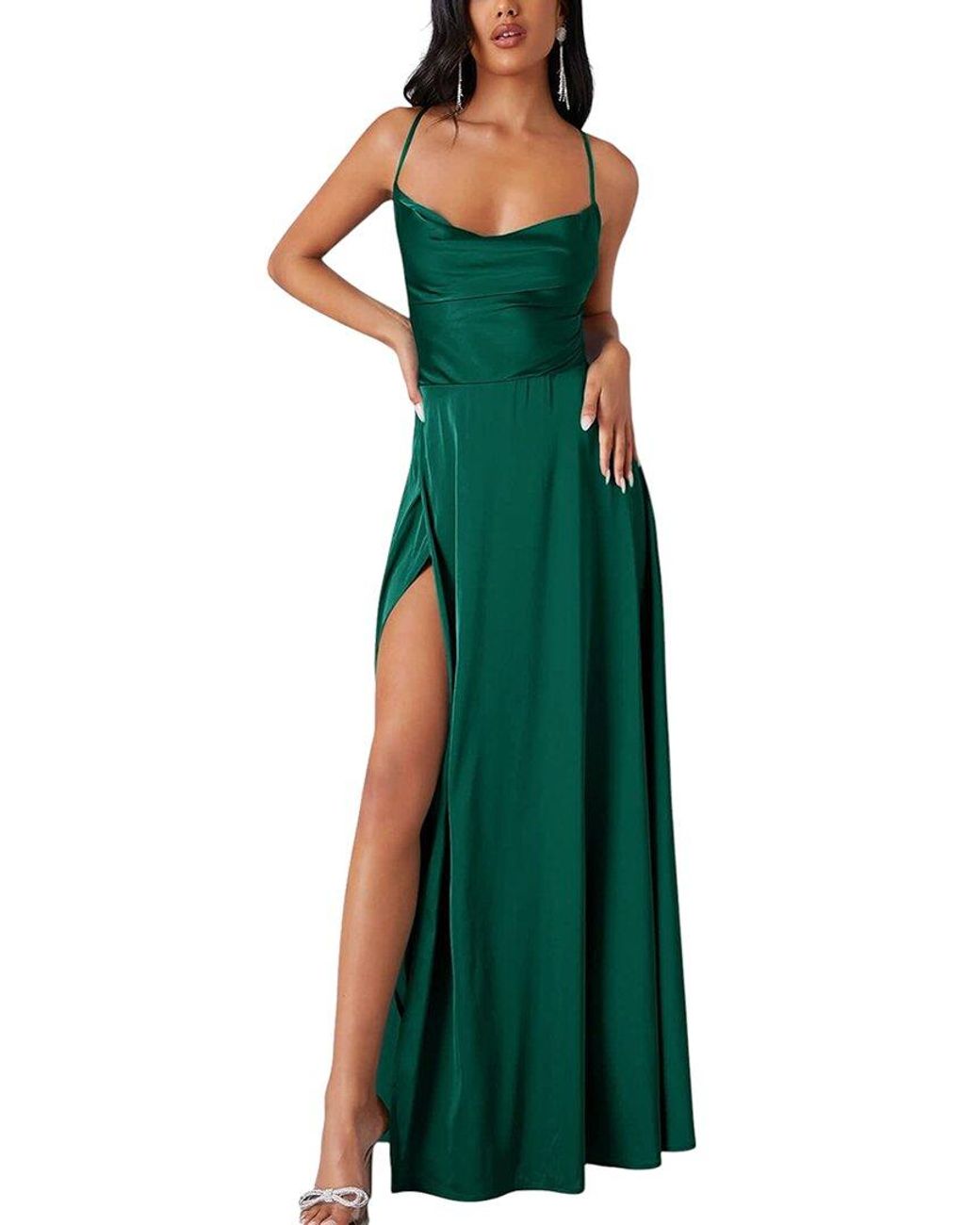 Vincent Green Maxi Dress