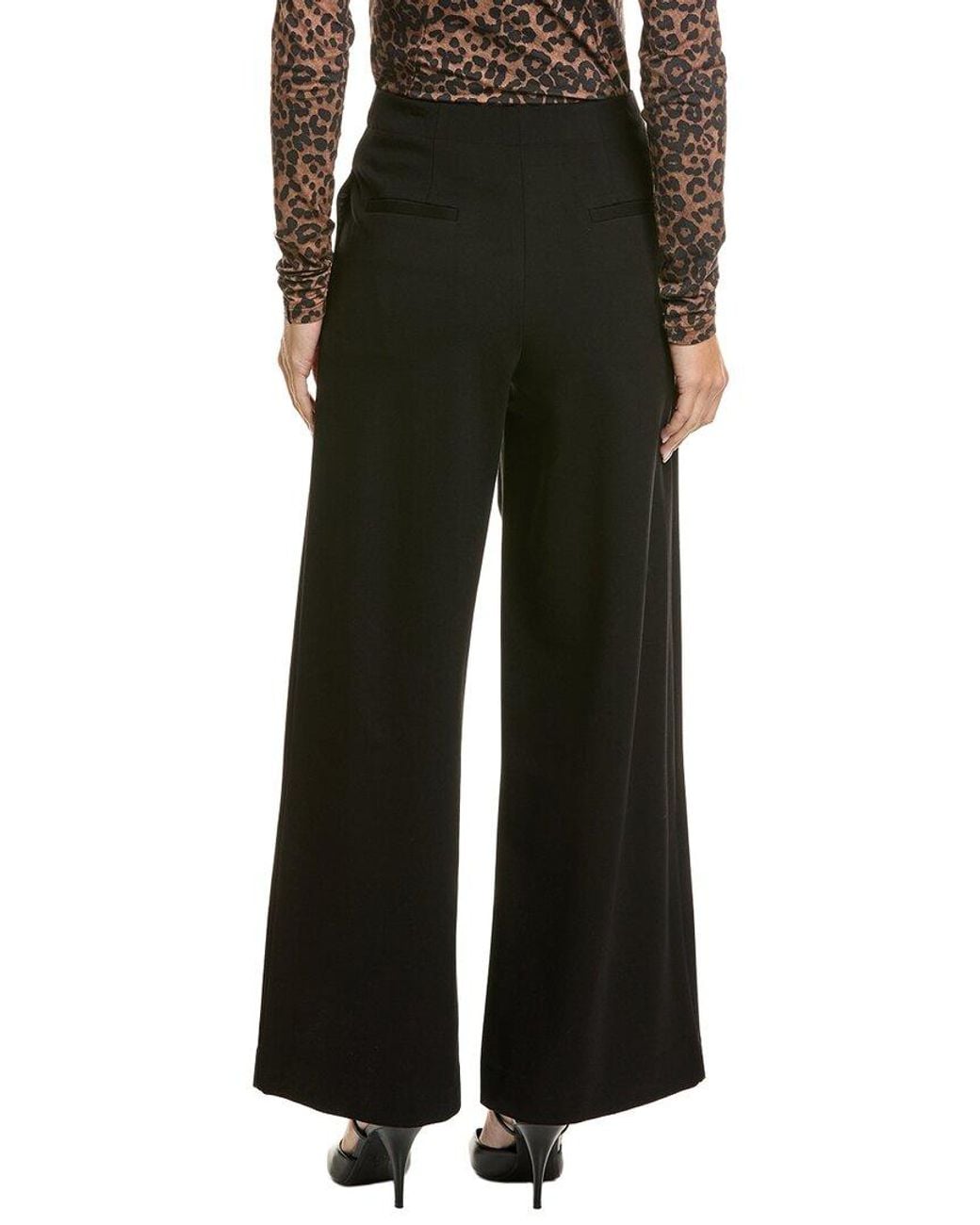 Rag & Bone Black Irina Highrise Contrast Stitch Pant