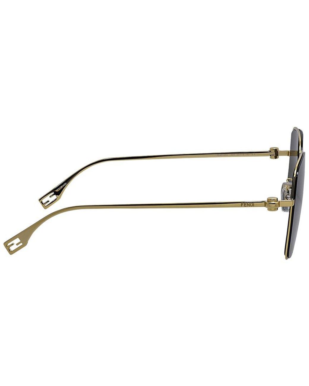 Fendi Black Fe40123 55Mm Sunglasses