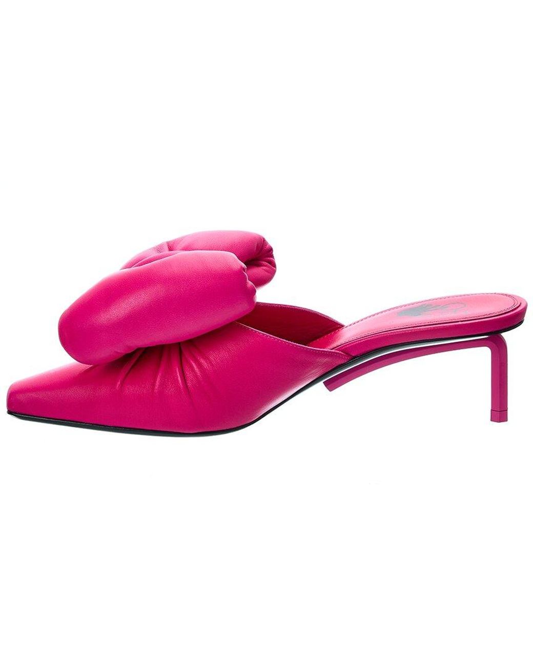 Off-White c/o Virgil Abloh Pink Off- Allen Sabot Leather Pump
