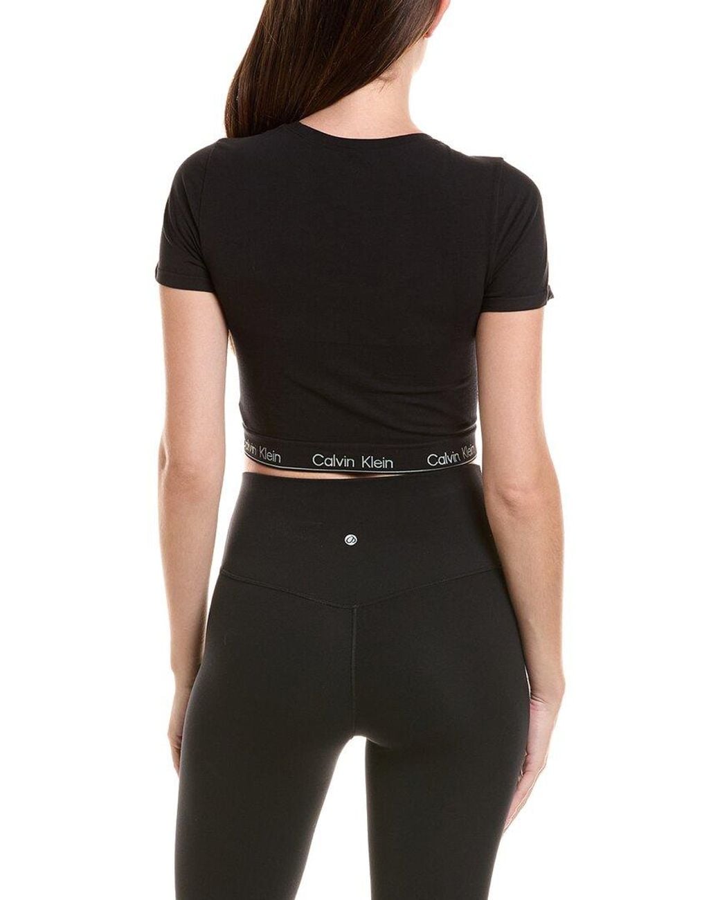 Calvin Klein Black Icon Shapewear Short Sleeve Top