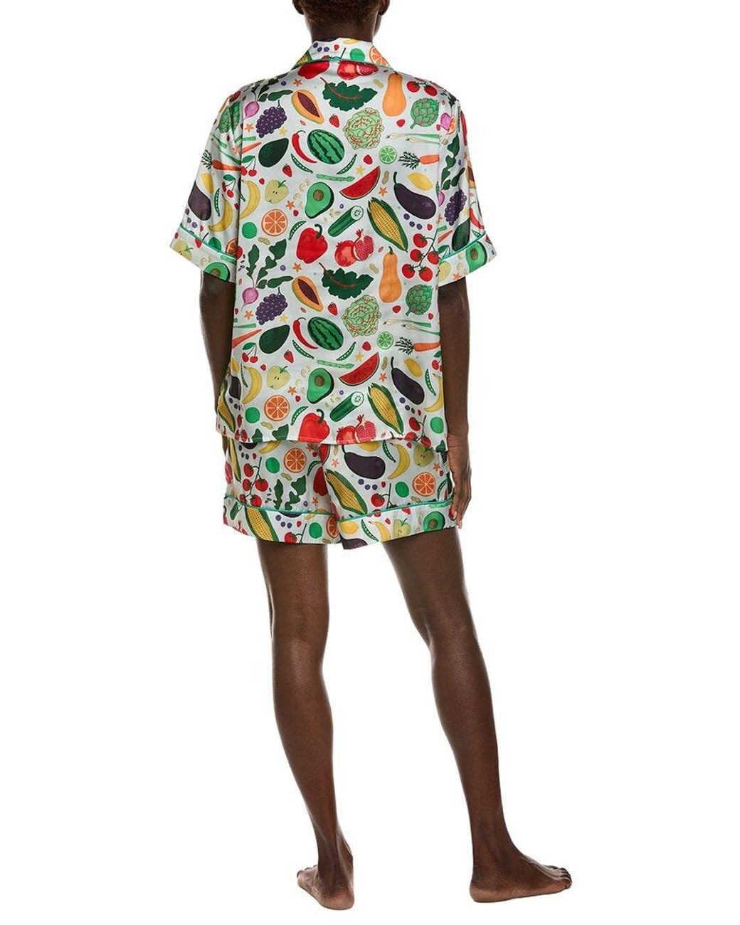 Karen Mabon Blue 2Pc Print Pajama Set