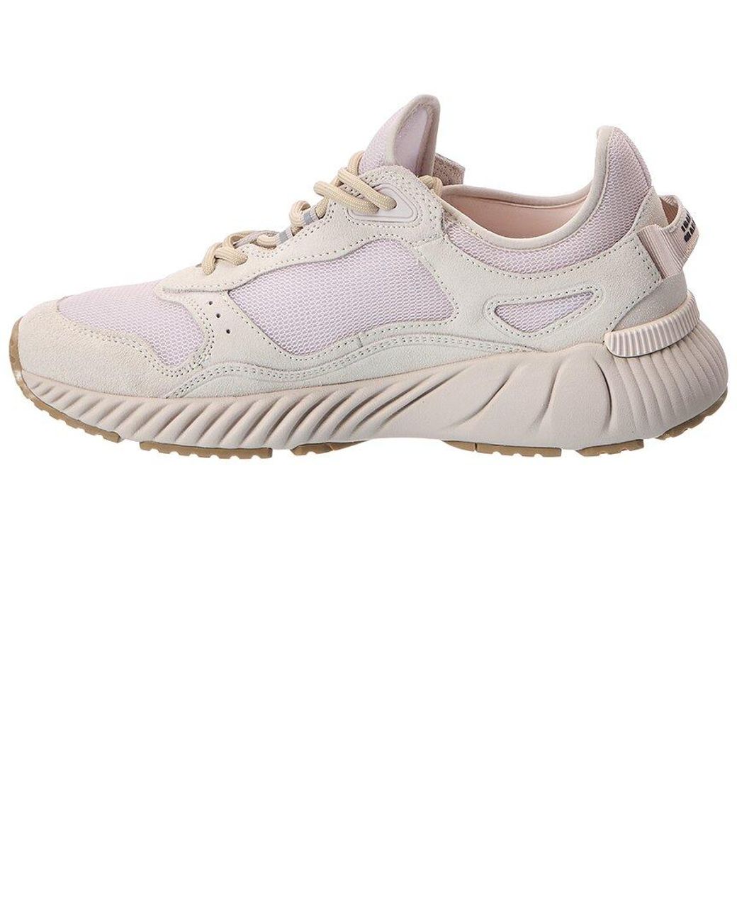 Isabel Marant White Ewie Leather & Mesh Sneaker