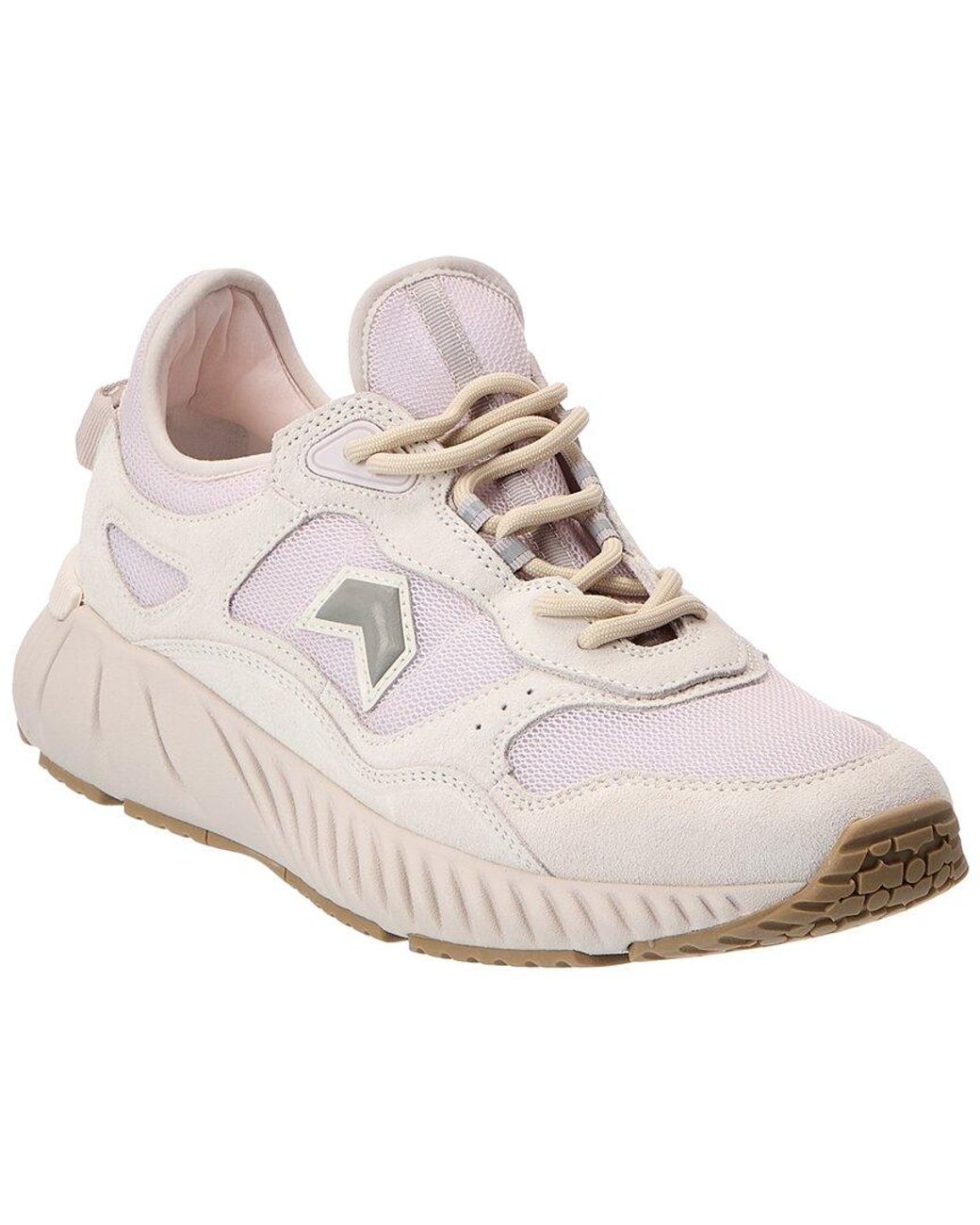 Isabel Marant White Ewie Leather & Mesh Sneaker