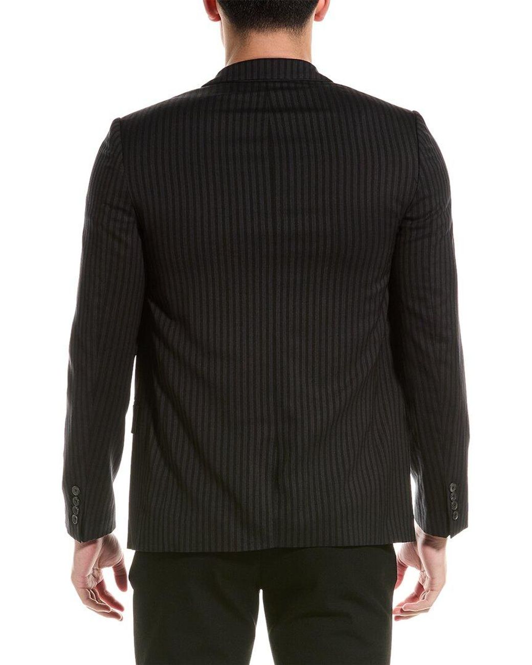 The Kooples Black Wool-Blend Suit Jacket for men