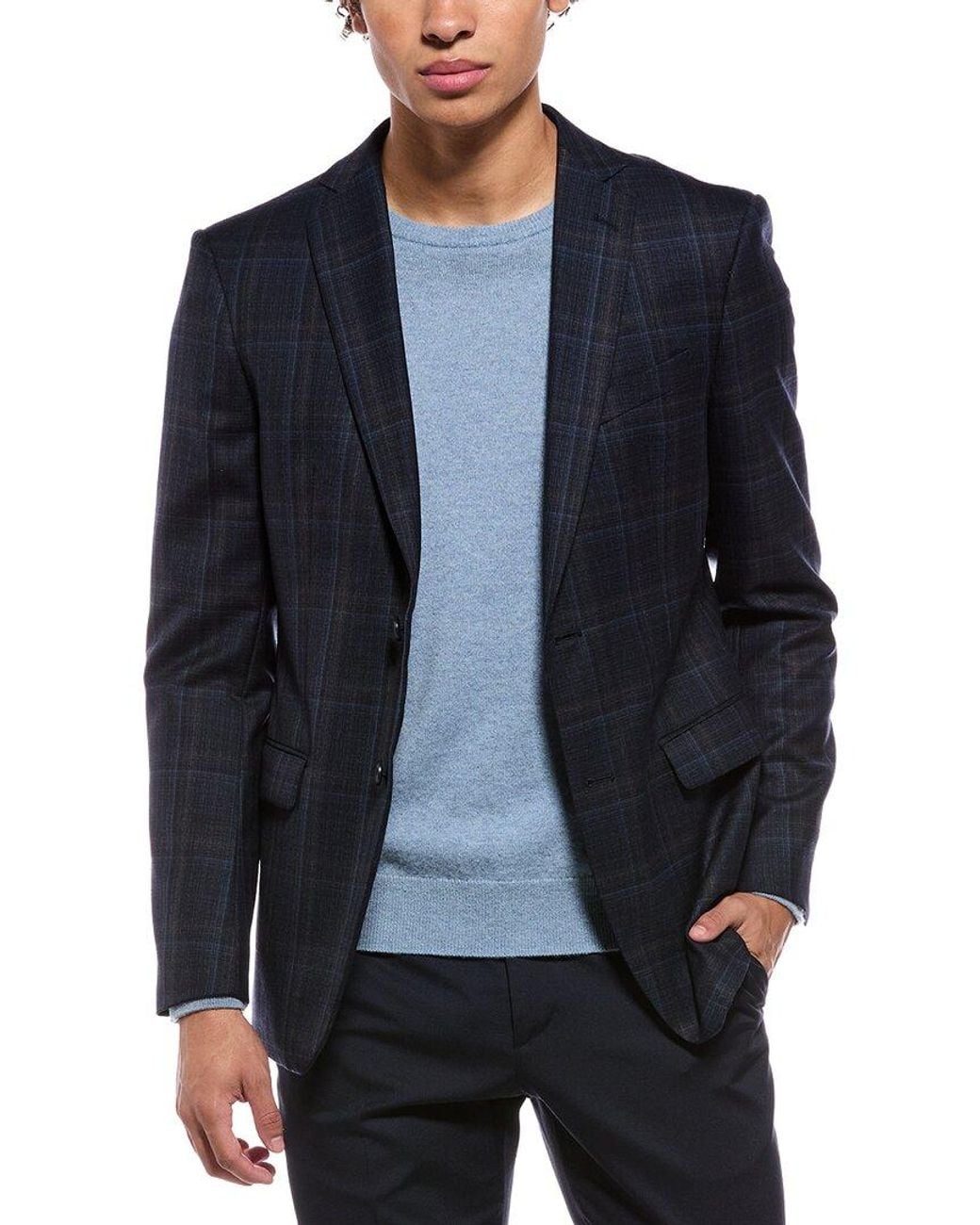 John Varvatos Blue Star U.S.A. Bedford Wool-Blend Jacket for men