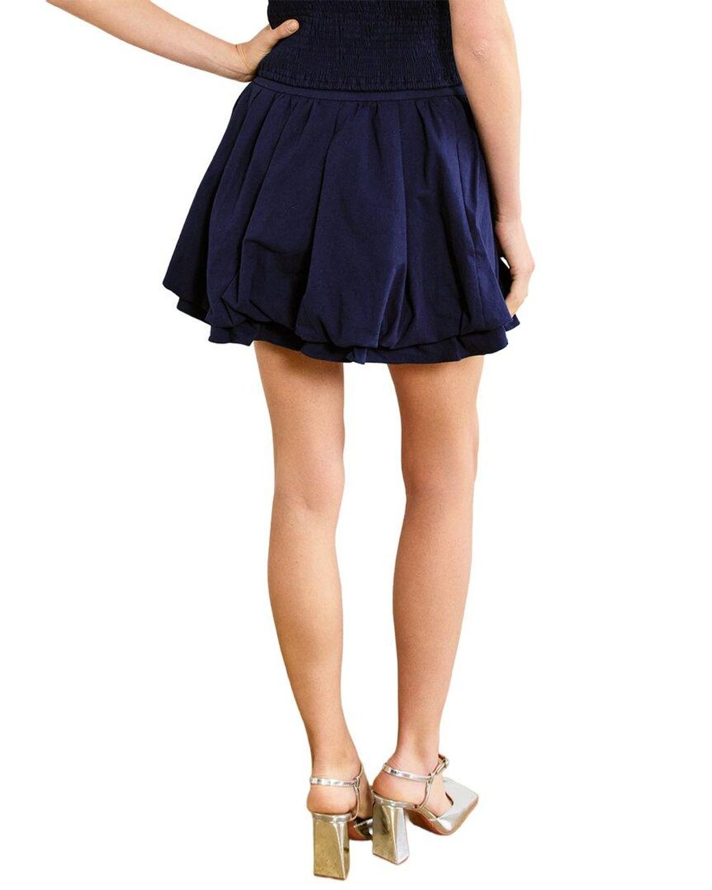 Line & Dot Blue Perla Mini Skirt