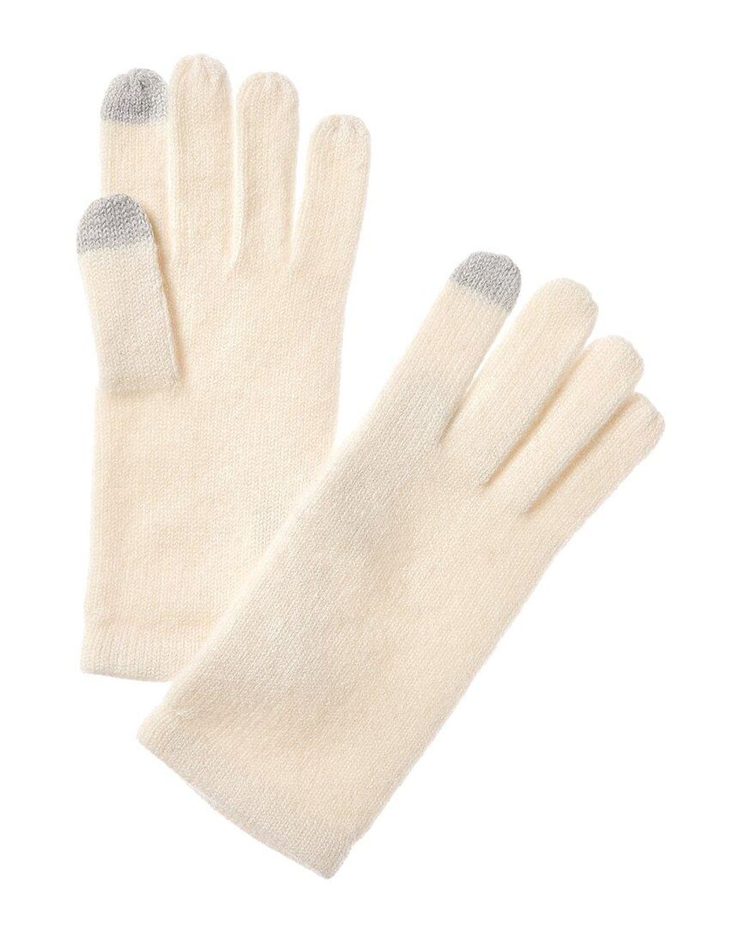Sofiacashmere Natural Sofiacashmere Touch Screen Cashmere Glove