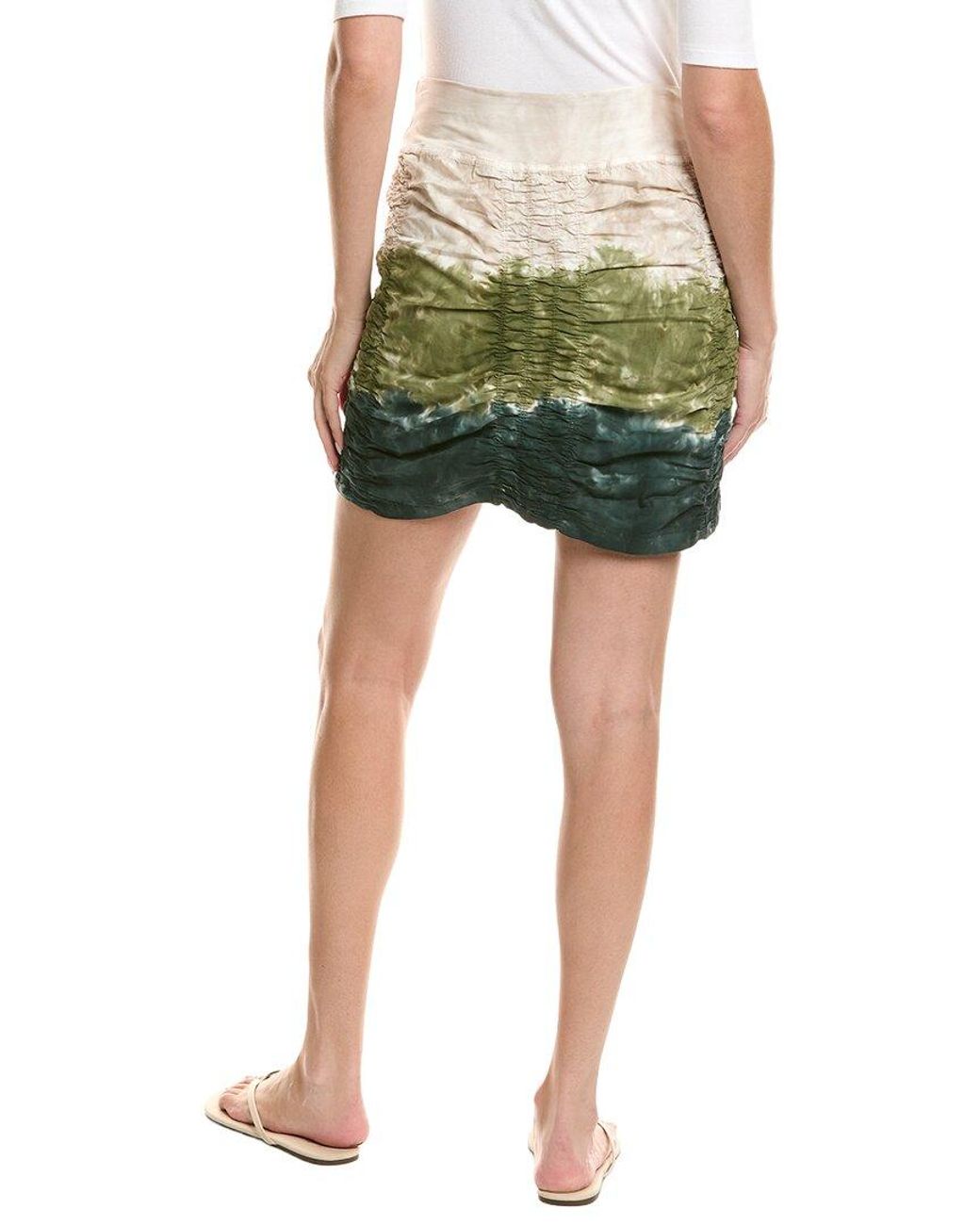 XCVI Green The Trace Mini Skirt