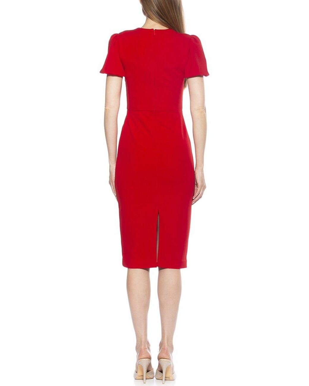 Alexia Admor Red Micaela Sheath Dress