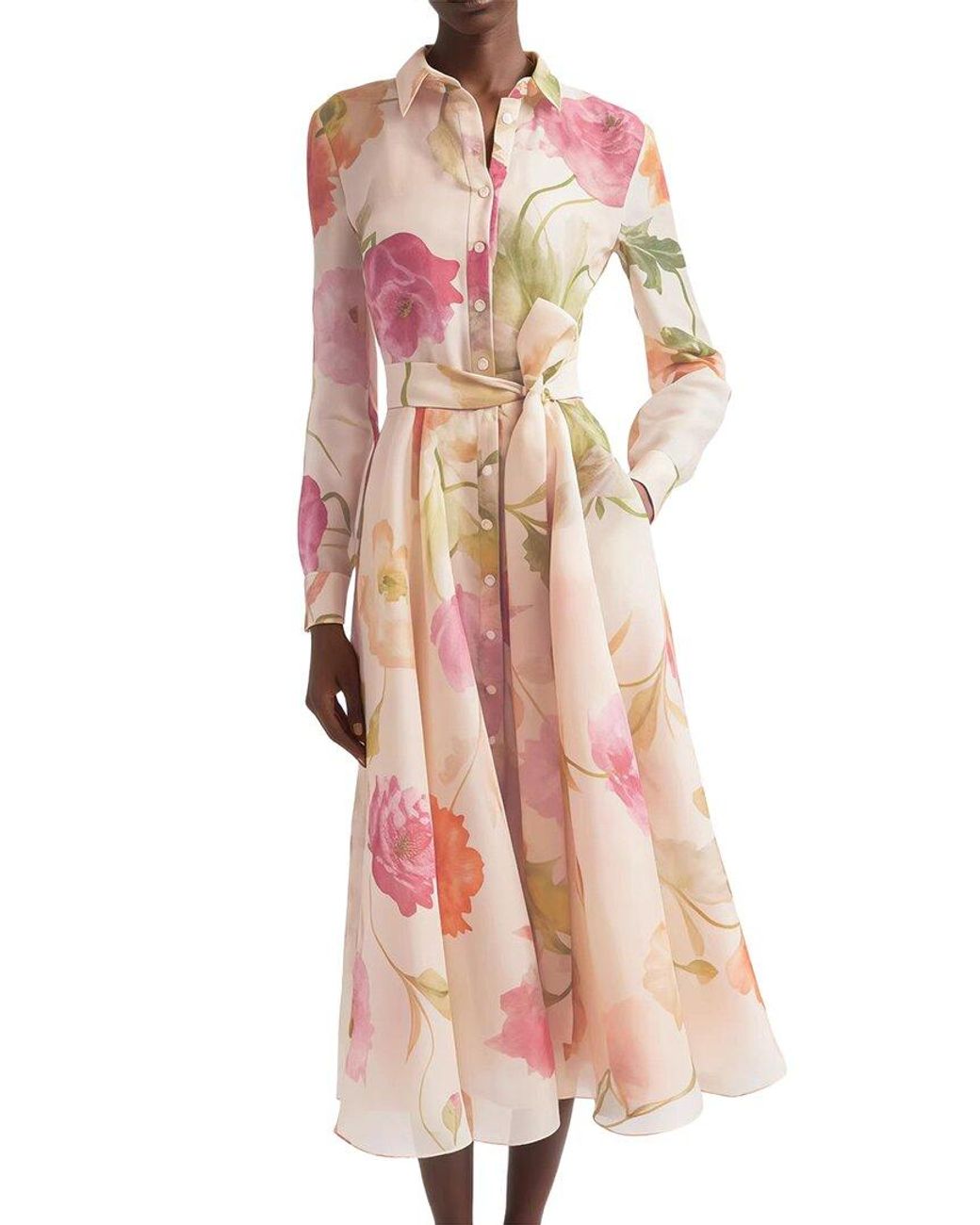 Emma way Pink Linda Charm Shirtdress
