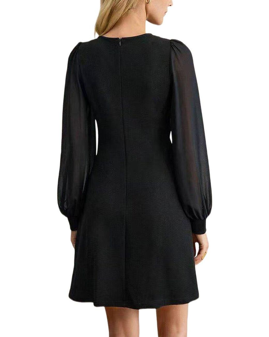 TAZGA Black Mini Dress