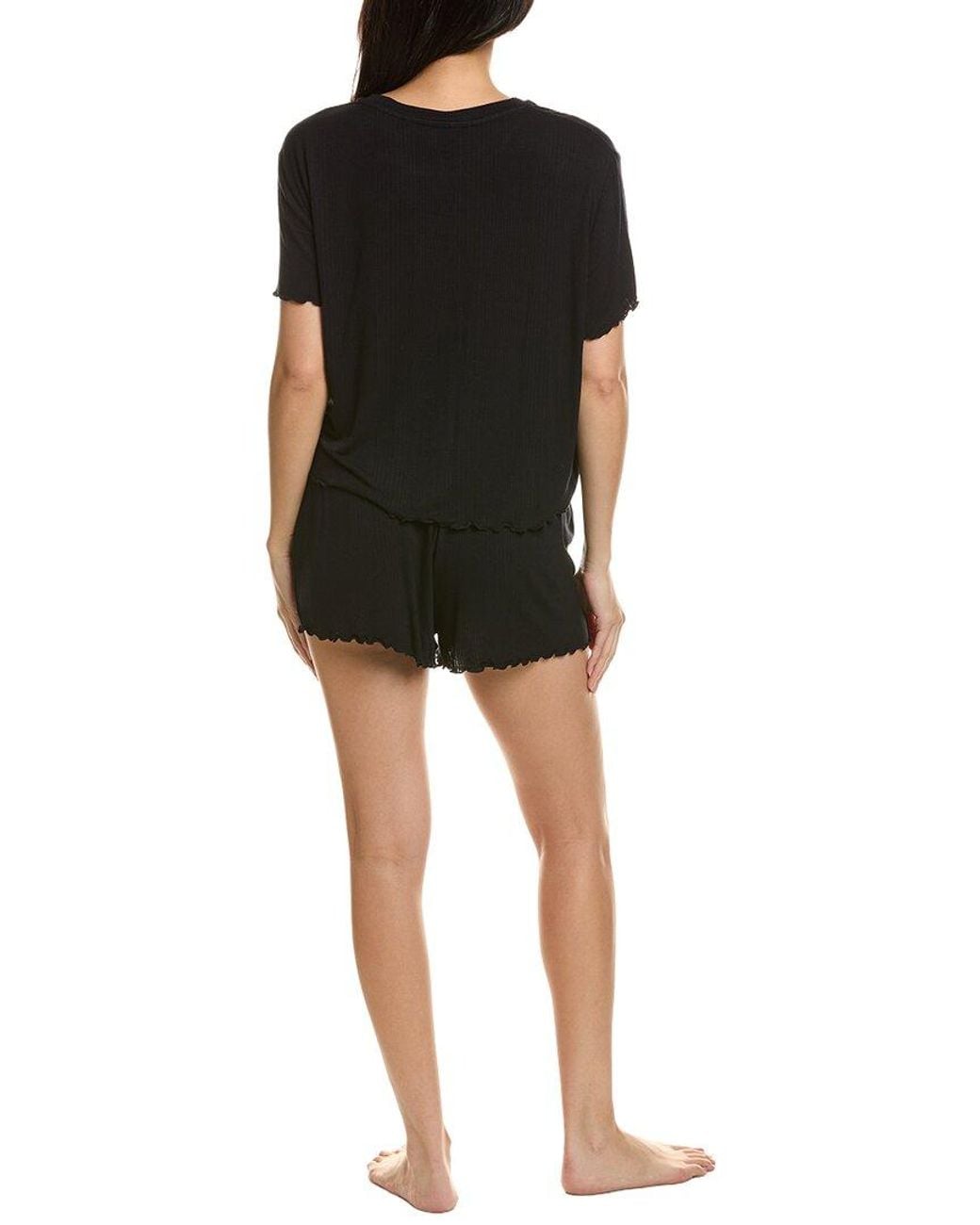 Honeydew Intimates Black 2Pc Dreamland Shortie Set