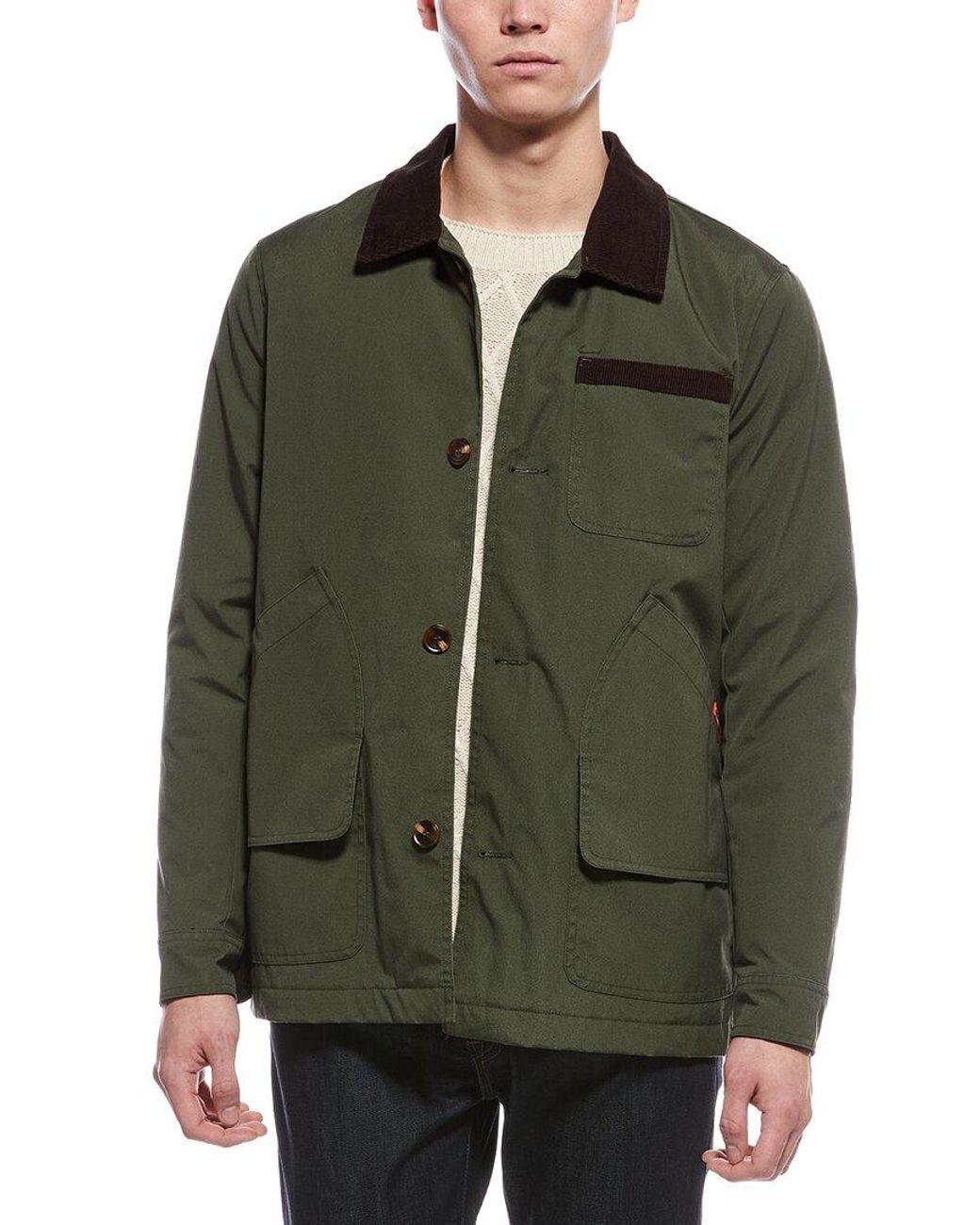 Hunter Green Samuel Canvas Jacket for men