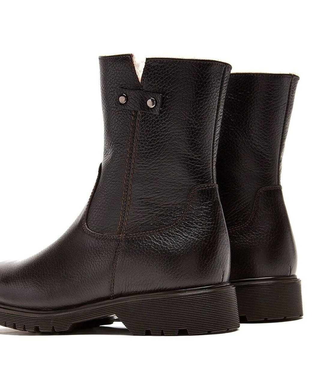 La Canadienne Black Hunter Waterproof Leather Boot