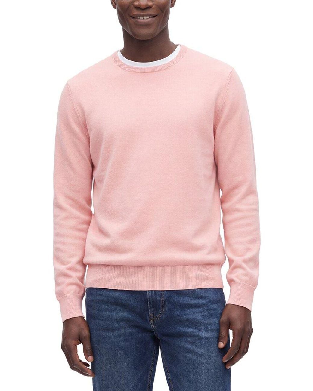 Gran Sasso Red 100% Cashmere Crewneck Sweater for men