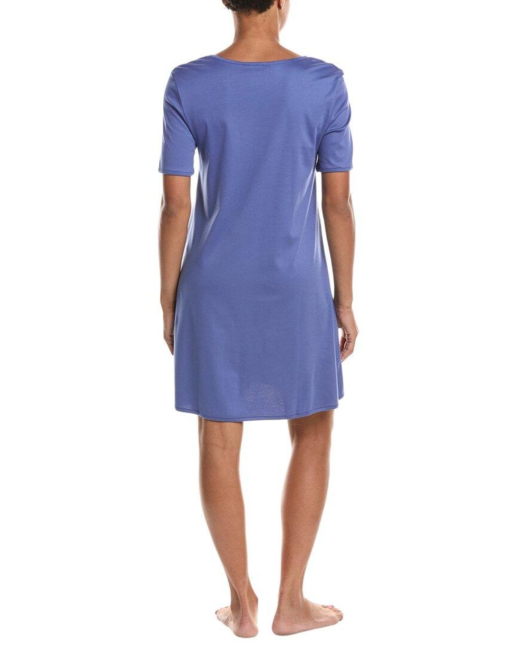 Hanro Blue Cleo Nightdress