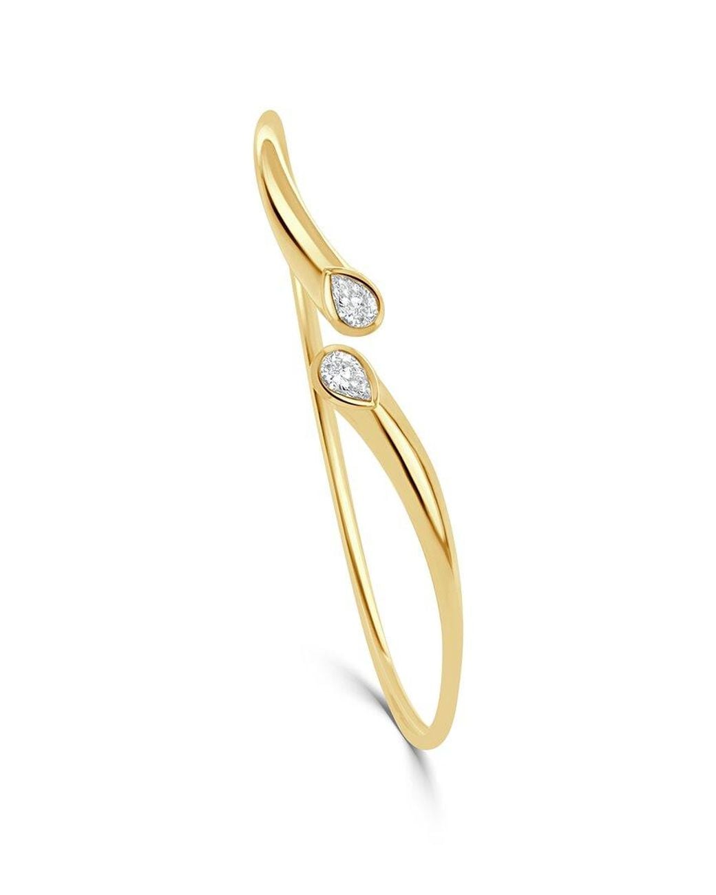 Sabrina Designs Metallic 14K 0.50 Ct. Tw. Diamond Stackable Bangle