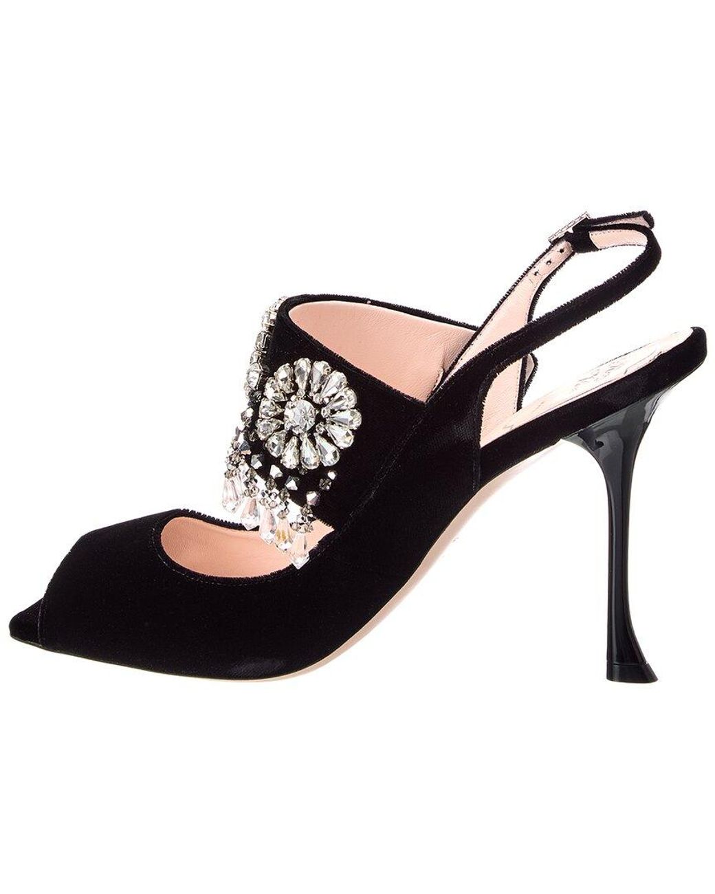 Roger Vivier Black Wool & Leather Boot